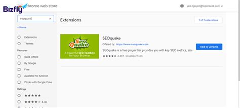 seoquake for coccoc|SEOquake .